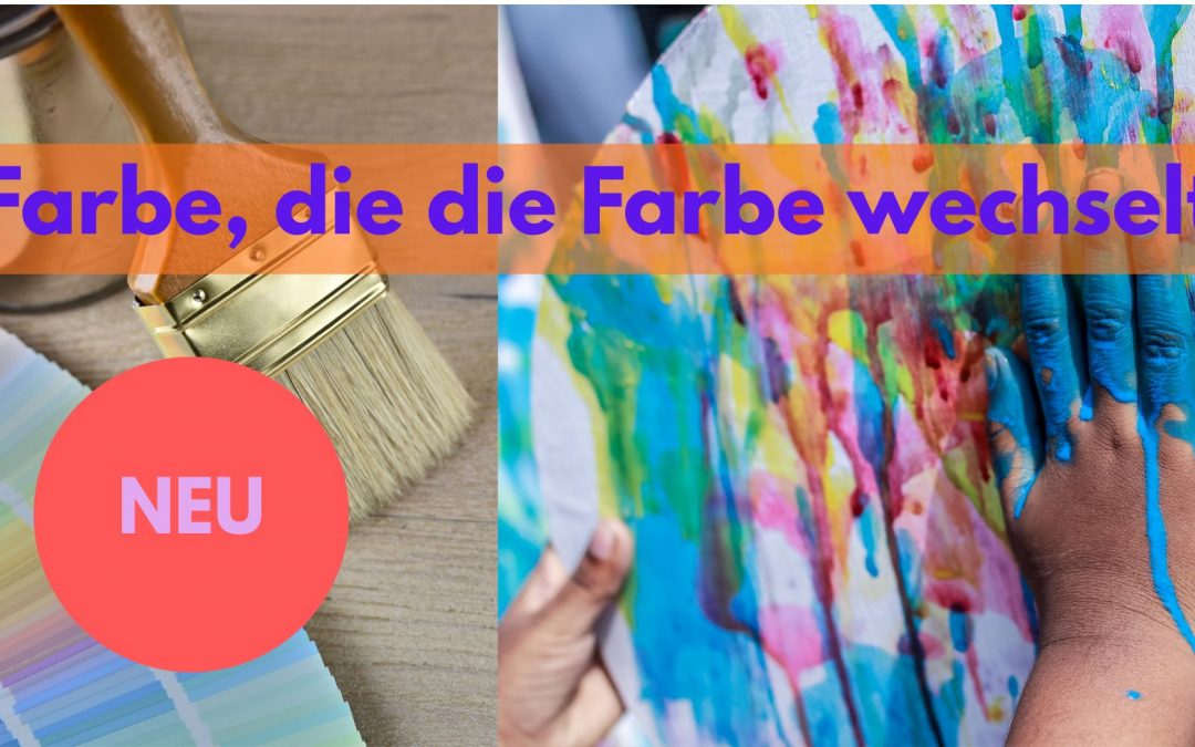 Ganz neu: Wandfarbe, die die Farbe wechselt 