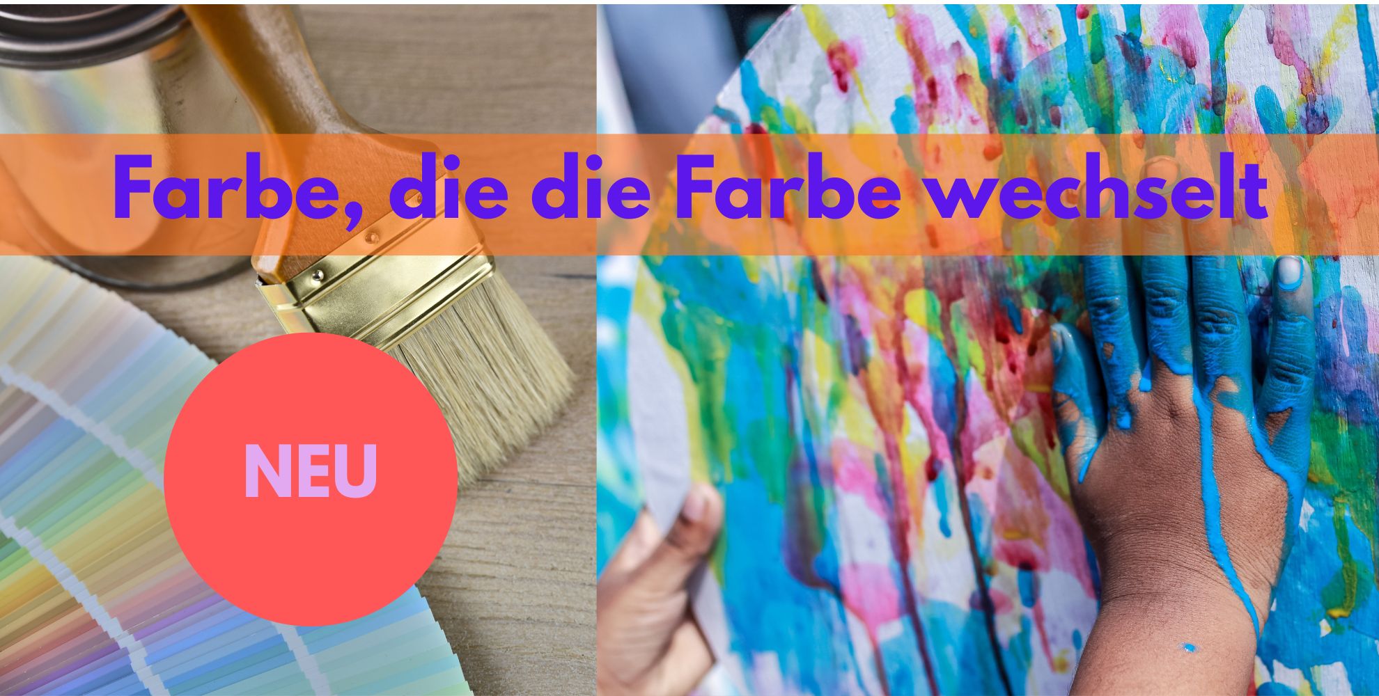 Farbe die die Farbe wechselt
